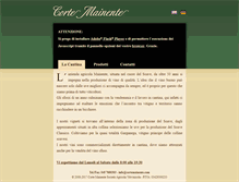 Tablet Screenshot of cortemainente.com